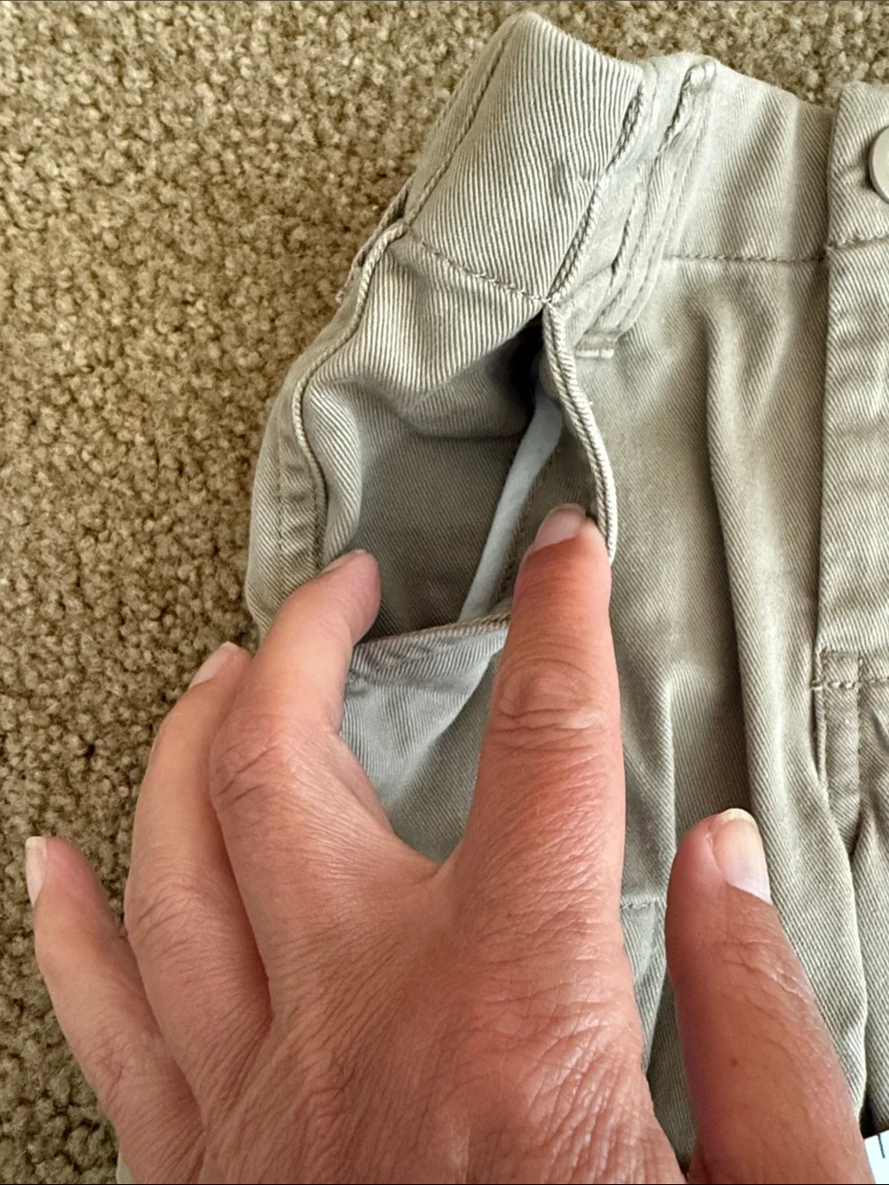 NWT 9m Ralph Lauren Tan Chino Cargo Shorts